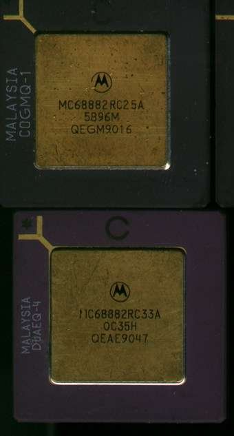 25Mhz and 33Mhz PGA MC68882