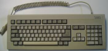 Picture showing the US version of the A3000 keyboard