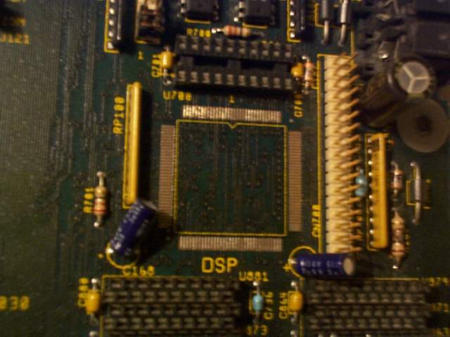 Picture showing where the DSP/DSP Socket would have been fitted