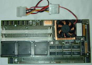 Picture shows the front of the Apollo 3040. Note, it is an Apollo 3040, despite the name printed on the PCB
