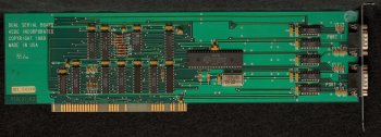 Front of Dual Serial Card