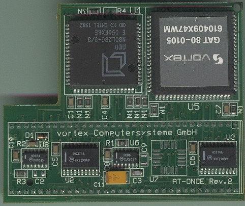 Picture shows a Rev 2 version of the card