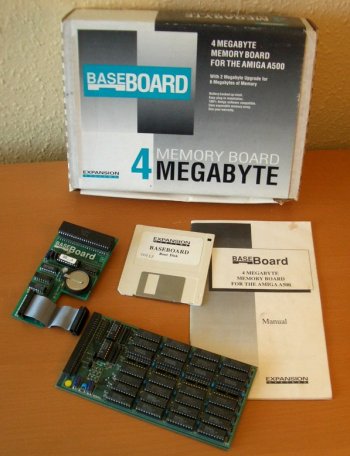 Baseboard with manual, box and disks