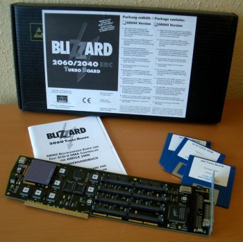 Blizzard 2060 with manual, disks and box