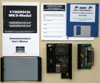CyberSCSI MK-II Modul with items