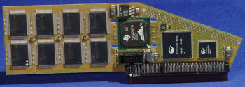 Early version of the card, without the A3000 connector
