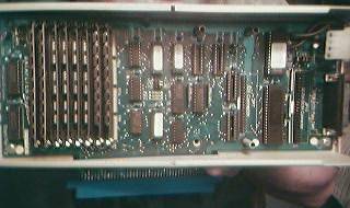 Chips, labelled from left to right (in middle of board) DECODE 1.0 (in socket U14) RASCAS 1.0 (in socket U15) DFS PAL (in socket U16)