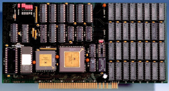 Image shows the card fitted with 16MB of RAM