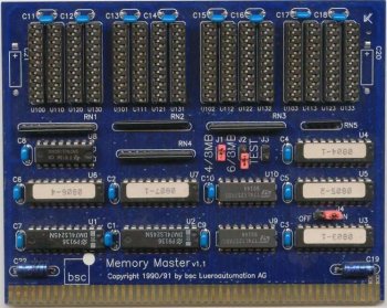 Memory Master, Rev 1.1, Blue PCB, Front
