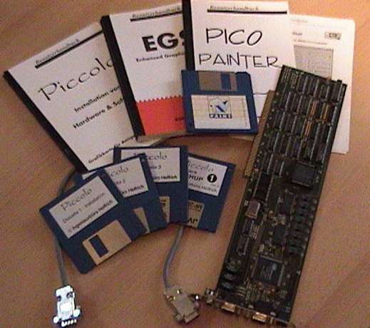 Piccolo with connectors, manuals and disks