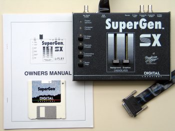 SuperGen SX with disk and manual