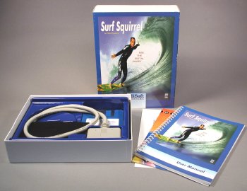 Surf Squirrel, Box and Manual