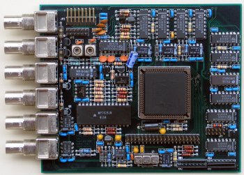 Main daughterboard with BNC Connectors