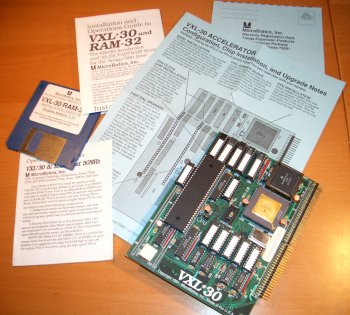 VXL-30 with disk and manuals