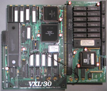 VXL-30 attached to VXL RAM 32