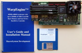 Warpengine with manual and disk